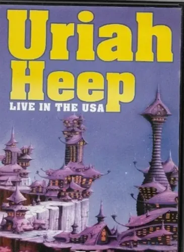 Dvd - Uriah Heep - Live In The Usa - Semi Novo