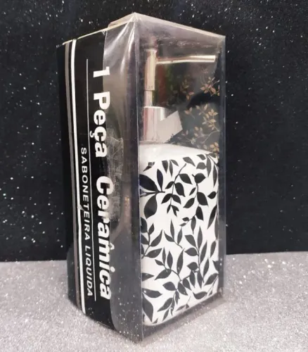 Porta Sabonete Liq 361/5361 Quad Decorada Sort