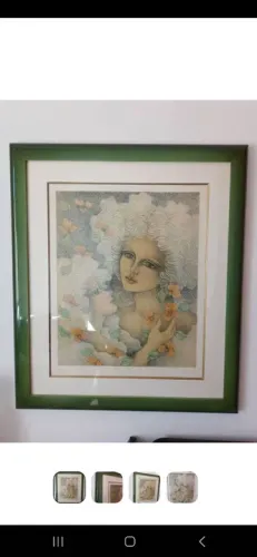 Quadro Decorativo com Arte Floral