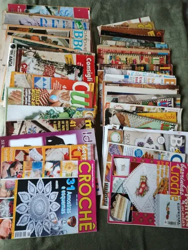 Lote de Revistas de artesanato