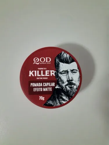 Pomada Capilar Killer 70g Alta Fixação Efeito Matte-QOD Barber Shop
