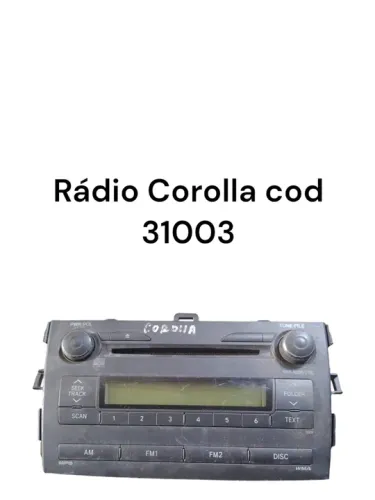 Rádio Corolla Cod 31003