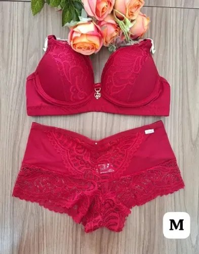 Conjunto lingerie calcinha e sutiã novos