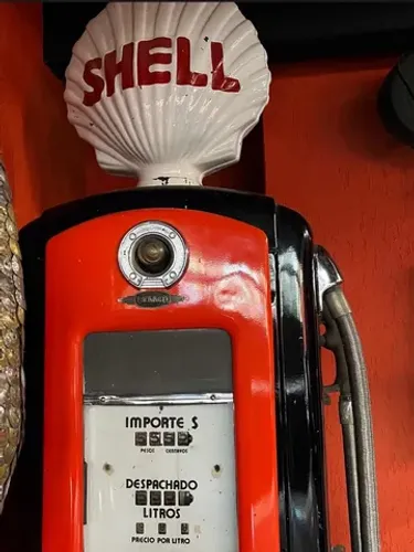 Bomba de Gasolina Antiga Americana Bennett Original  Anos 50
