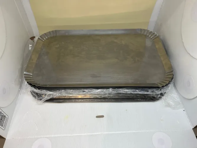 12 bandejas inox