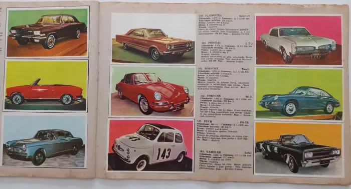 ALBUM AUTOMÓVEIS MODERNOS