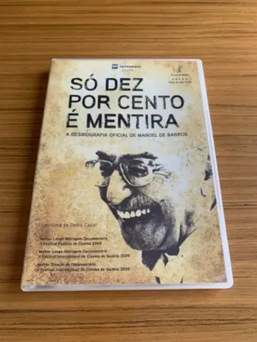 Dvd "Só dez é mentira-a desbiografia oficial de Manoel de Barros"