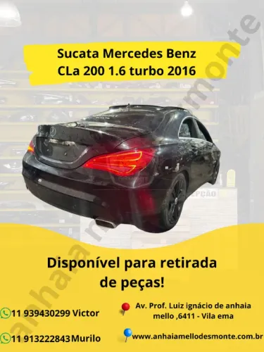 Sucata Mercedes Benz CLa 200 1.6 turbo 2016