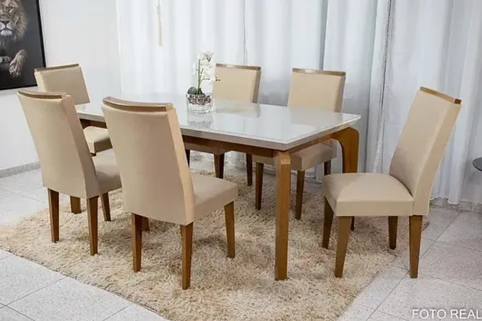 Mesa 6 Cadeiras Ronpor
