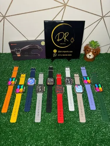 Lançamento 2024 Smartwatch Ultra 9 U9S 49mm microwear + película 3D( Aceitamos Olx Pay)