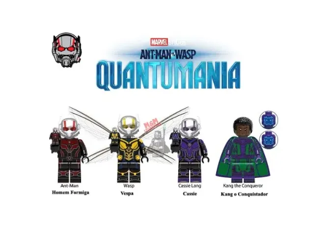 Miniaturas de Homem Formiga 3 Quantumania! Scott Lang, Van Dyne