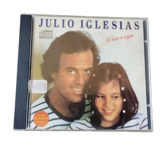 CD Júlio Iglesias De Nina a Mujer 1981 Columbia