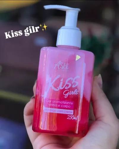 Gel aromatizante para corpo e virilha Morango com creme