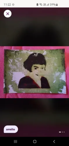 Cartão postal Amelie Poulain
