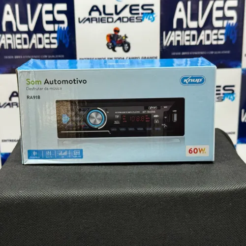 Som de carro com bluetooth e USB 