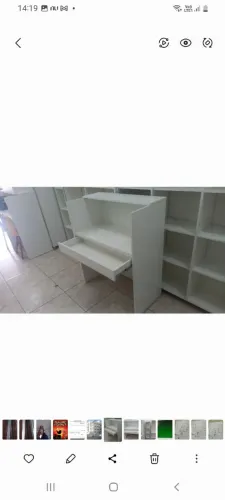 Caixa balcão atendimento 1.10x0.90 100% MDF NOVA 