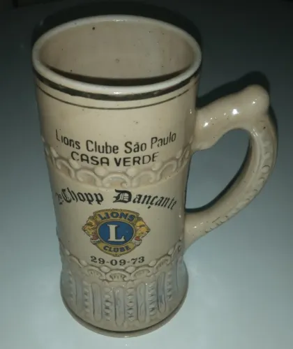Caneca de Porcelana - Lions Clube - São Paulo - Casa Verde