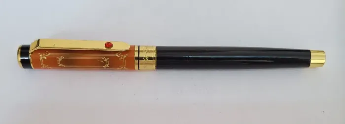 Caneta tinteiro de luxo sistema vacumatic / toda em metal