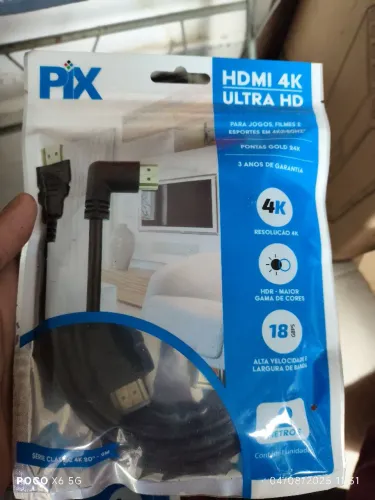 Cabo HDMI 4K Ultra HD Pix - 2m