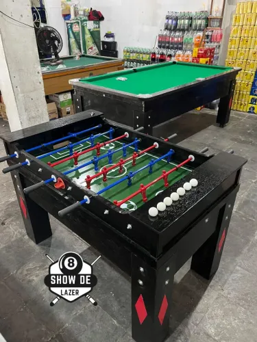 Totó Profissional Com Ficheiro Cor Preto Balões Vermelhos