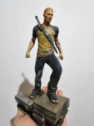 Infamous 2 Figure Cole McGrath - somente a estátua