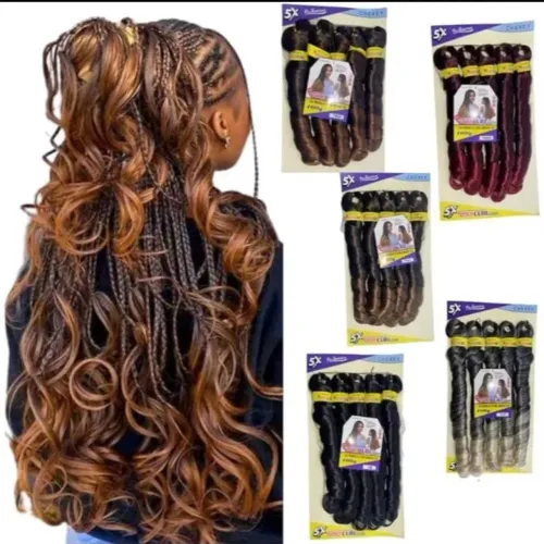 Cabelo french curly 400 gramas