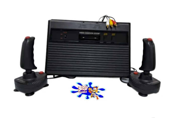 Atari 2600 S console já modificado 2 controle 1 jogo a escolher 