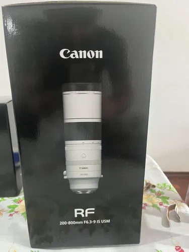 Lente RF 200-800mm f/6.3-9 IS USM NOVA