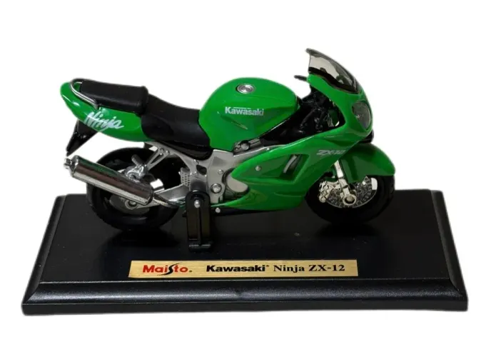 Miniatura Moto Kawasaki Ninja ZX-12 - Maisto 1:18