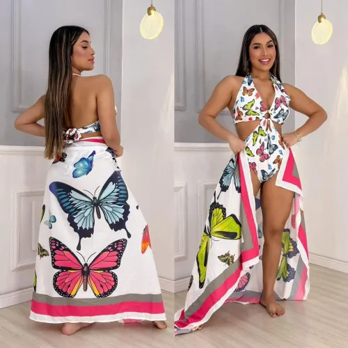Conjunto maiô e canga