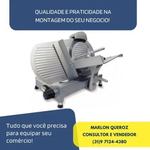 Fatiador de Frios 25/30CM IFM Inox Novo