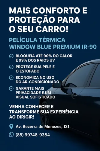 Película Térmica IR90 Window Blue Premium