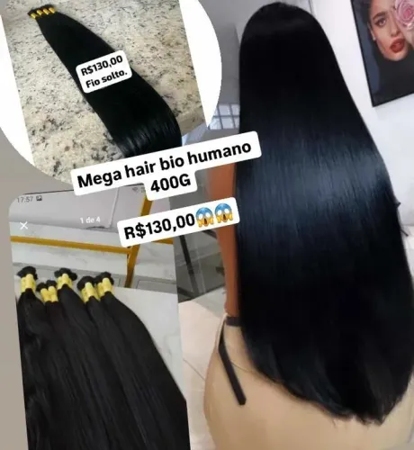Cabelos bio humano 