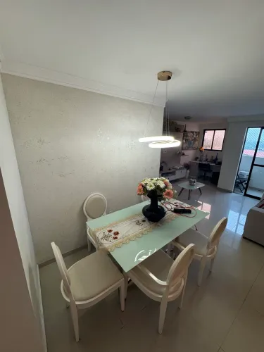 Alugo apartamento mobiliado na serraria em condomínio fechado