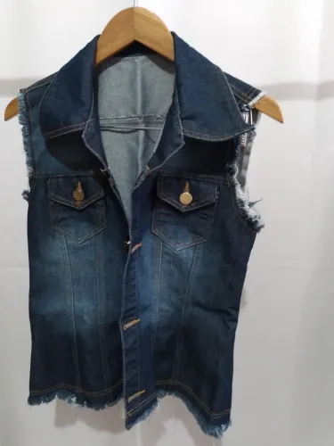 Colete jeans Tam M