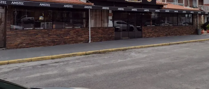Toldo grande preto aço galvanizado 
