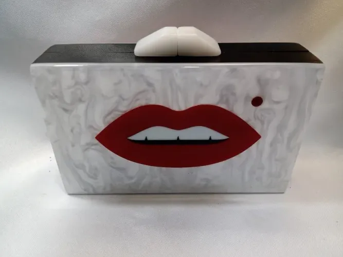 Bolsa Clutch Lips Amsterdam Sauer
