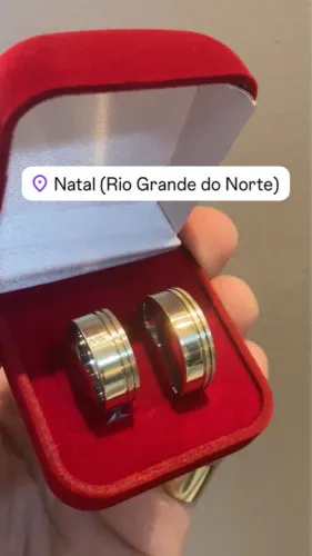 Par Alianças 100% Moeda Antiga Pronta Entrega