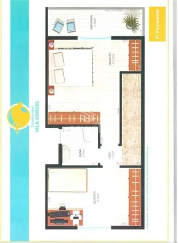 Vila Corcel - Casa 2 quartos