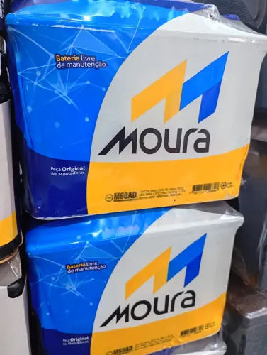 Bateria Moura 60Ah a base de troca 