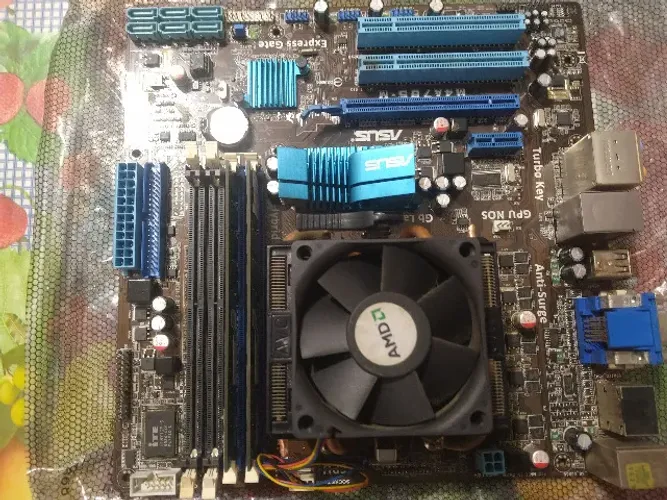 Asus M4a785-m + Phenom Ii X2- 550 (usado) (Usado)