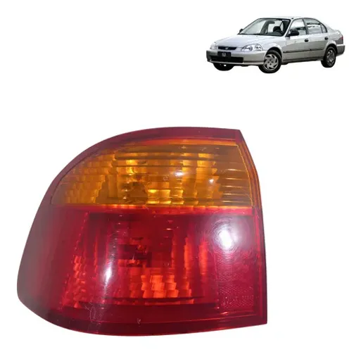 Lanterna Traseira Honda Civic 1996 2000 Vermelho Esquerdo/motorista