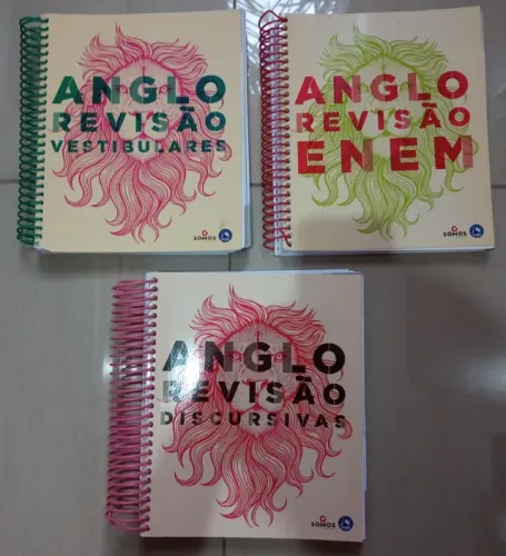 Kit Revisão Anglo (3 Livros): ENEM + Vestibulares + Discursivas
