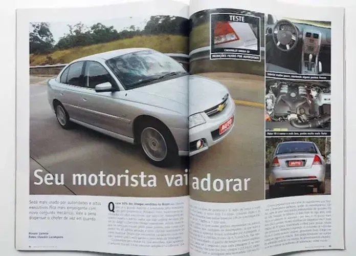 Revista Auto Esporte - Omega V6 2005, Crossfox, Lobini