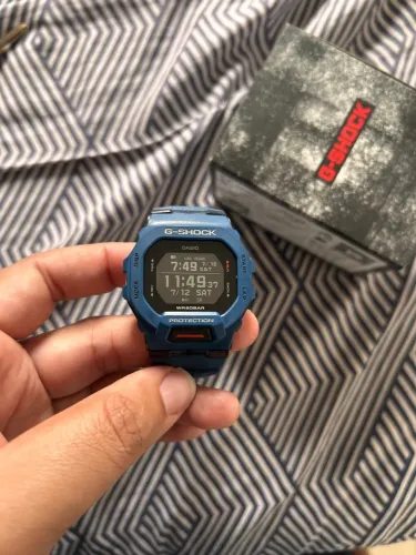 G-Shock Azul - Relógio Digital Resistente