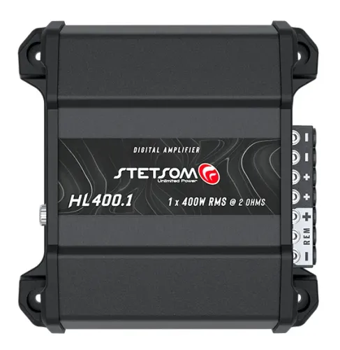 Módulo Amplificador Stetsom HL400.1 1 canal - 400W RMS Mono Classe D | Novo com Garantia