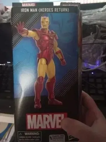 Homem de ferro heroes return marvel legends iron man hasbro