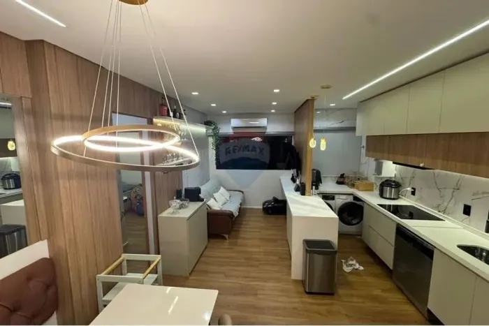 Apartamento 2 quartos reformado e mobiliado no Brisas da Natureza, Com Piscina