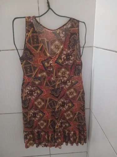 Vestido Estampado Feminino M 