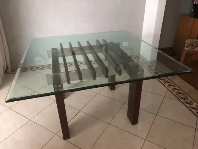 Oportunidade única! Tampo de vidro para mesa de jantar